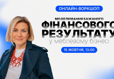 Вебінар «Моделювання бажаного фінансового результату у меблевому бізнесі»